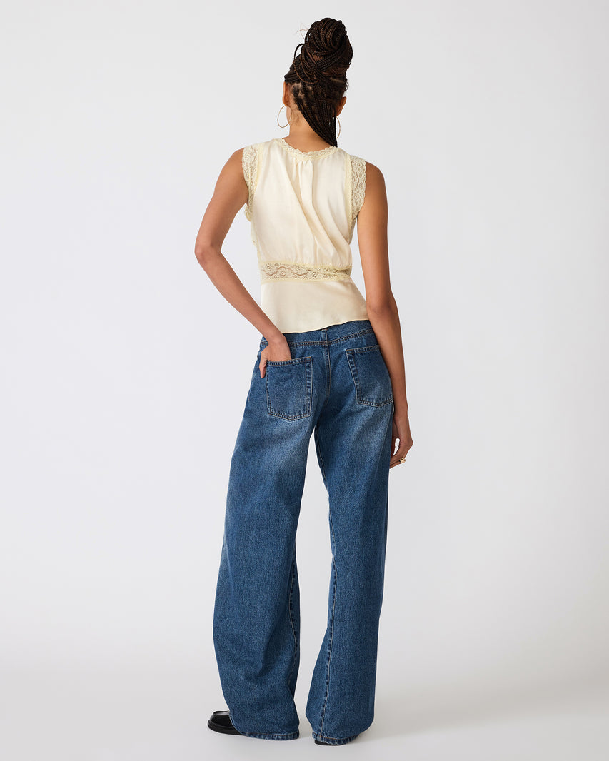 ELINOR TOP CREAM - Clothing - Steve Madden Canada - view 5