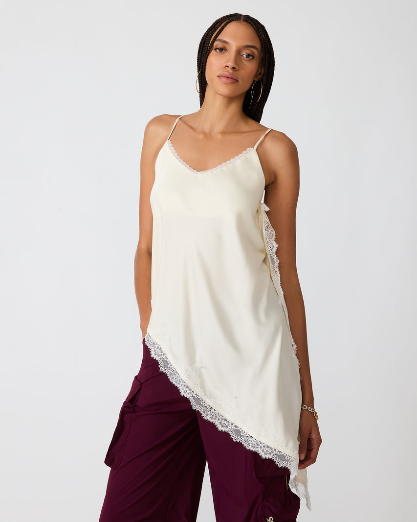 MARGAN TOP CREAM - Clothing - Steve Madden Canada - view 4