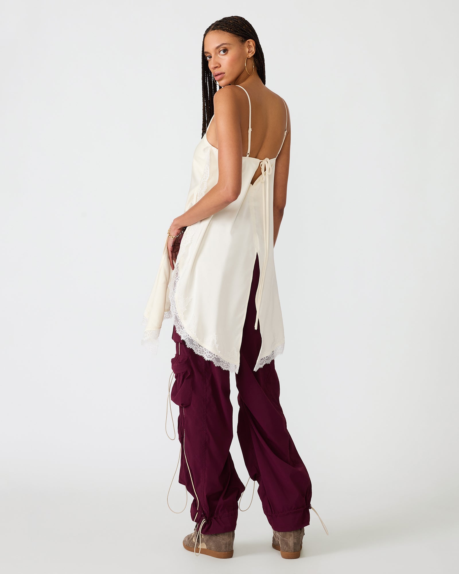 MARGAN TOP CREAM - Clothing - Steve Madden Canada - view 5