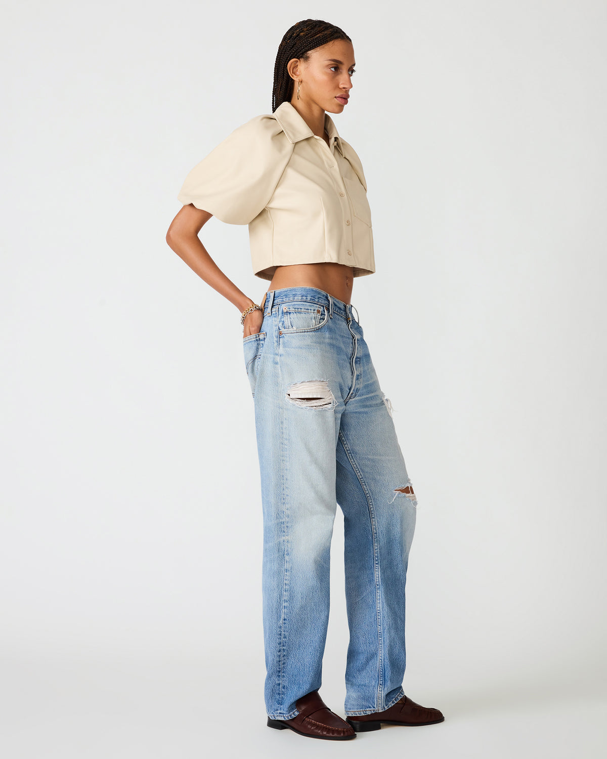 REECE TOP BONE - Clothing - Steve Madden Canada - view 3