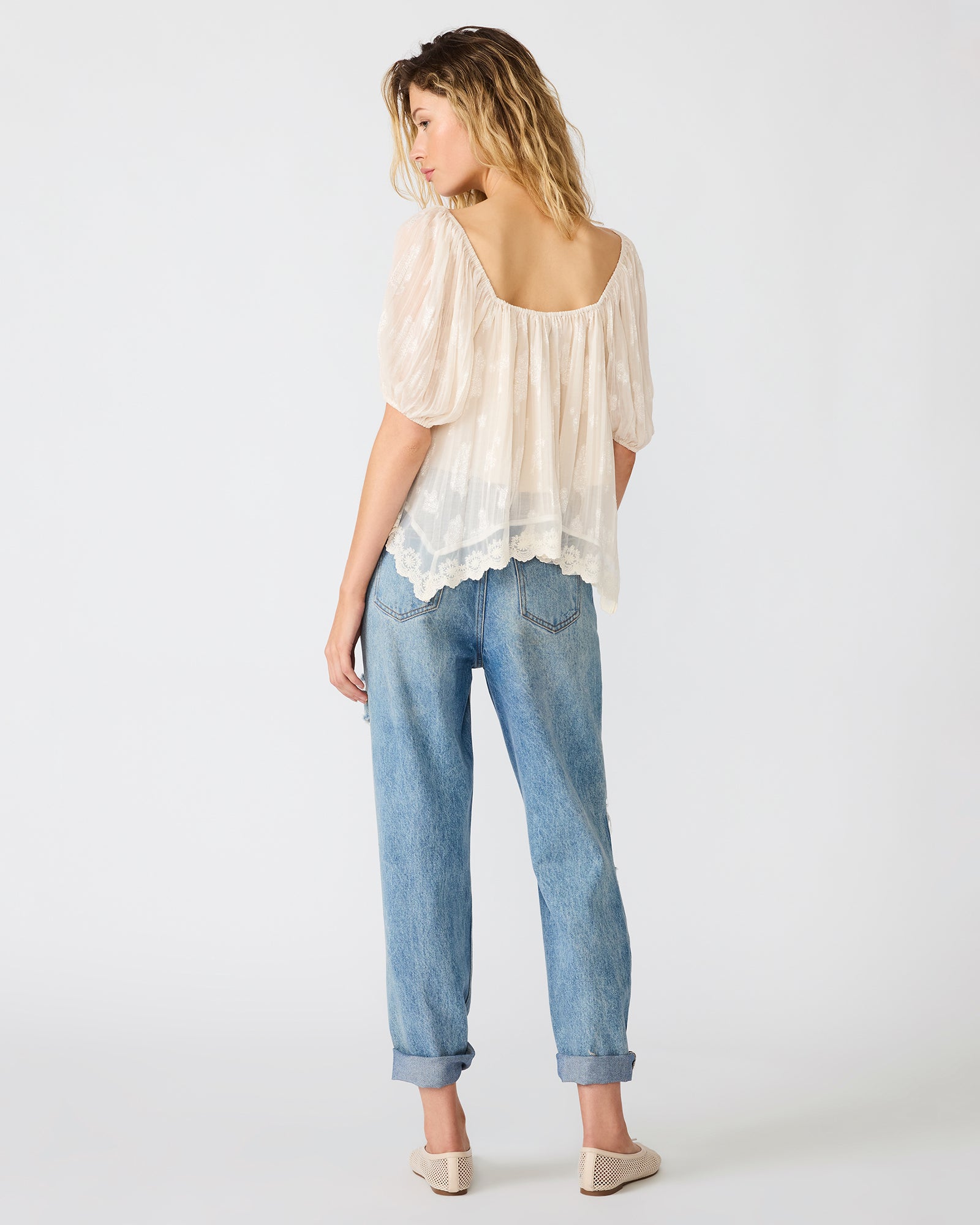 VICKIE TOP WHITE - Clothing - Steve Madden Canada - view 4