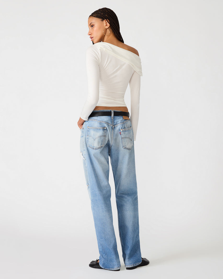 RYDER KNIT TOP CREAM - Clothing - Steve Madden Canada - view 5