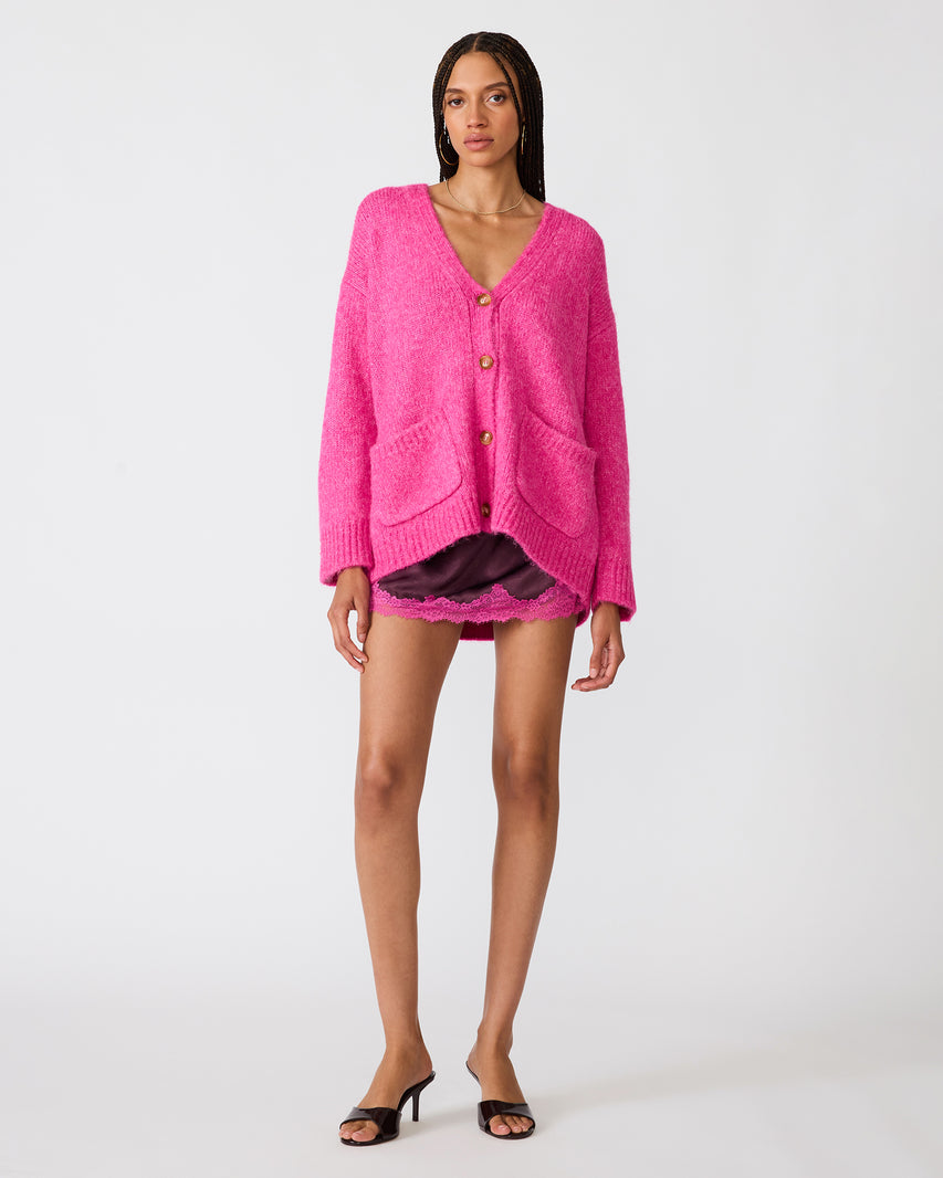 FINLEY SWEATER PINK - Clothing - Steve Madden Canada - view 3