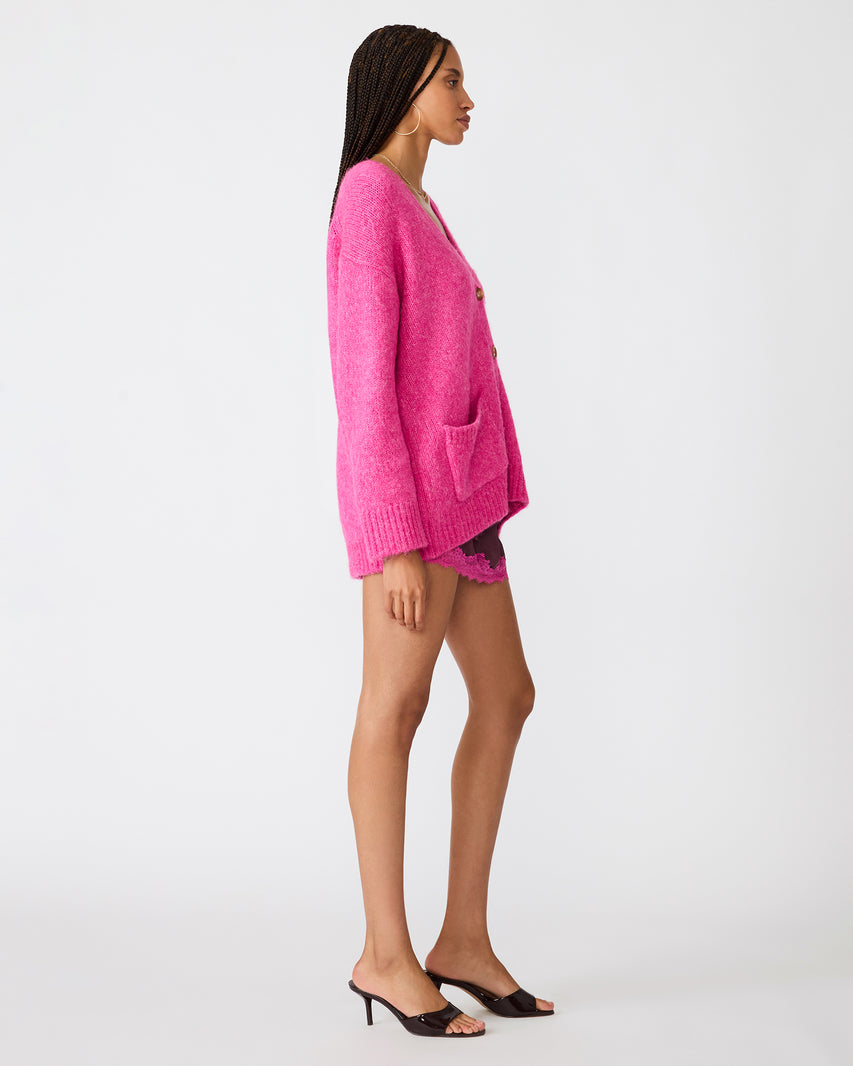 FINLEY SWEATER PINK - Clothing - Steve Madden Canada - view 4