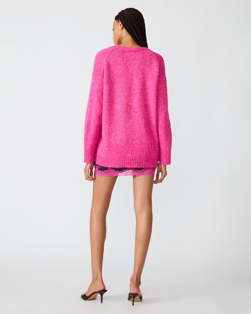 FINLEY SWEATER PINK - Clothing - Steve Madden Canada - view 5