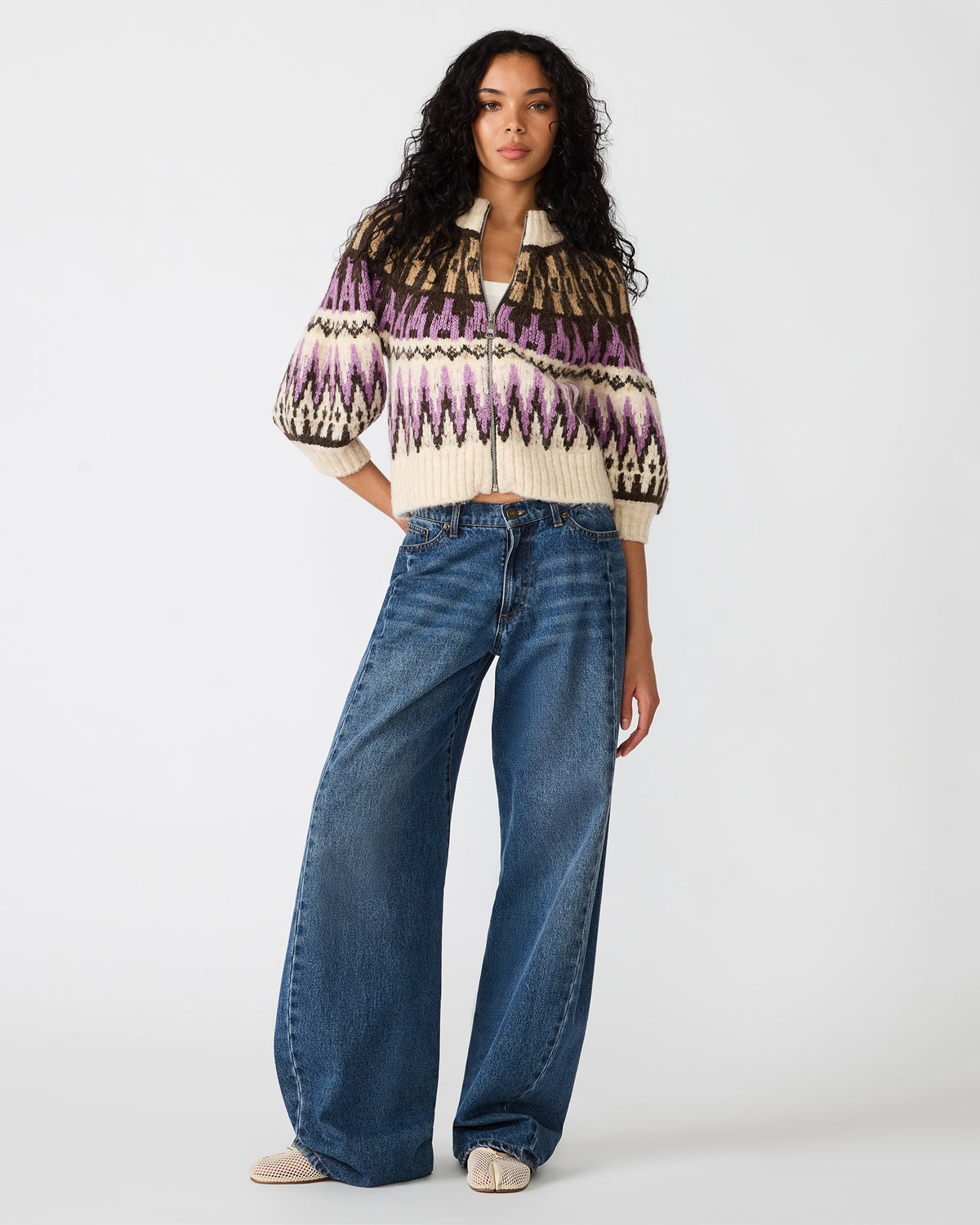 ADLEY SWEATER MULTI - Clothing - Steve Madden Canada - view 3