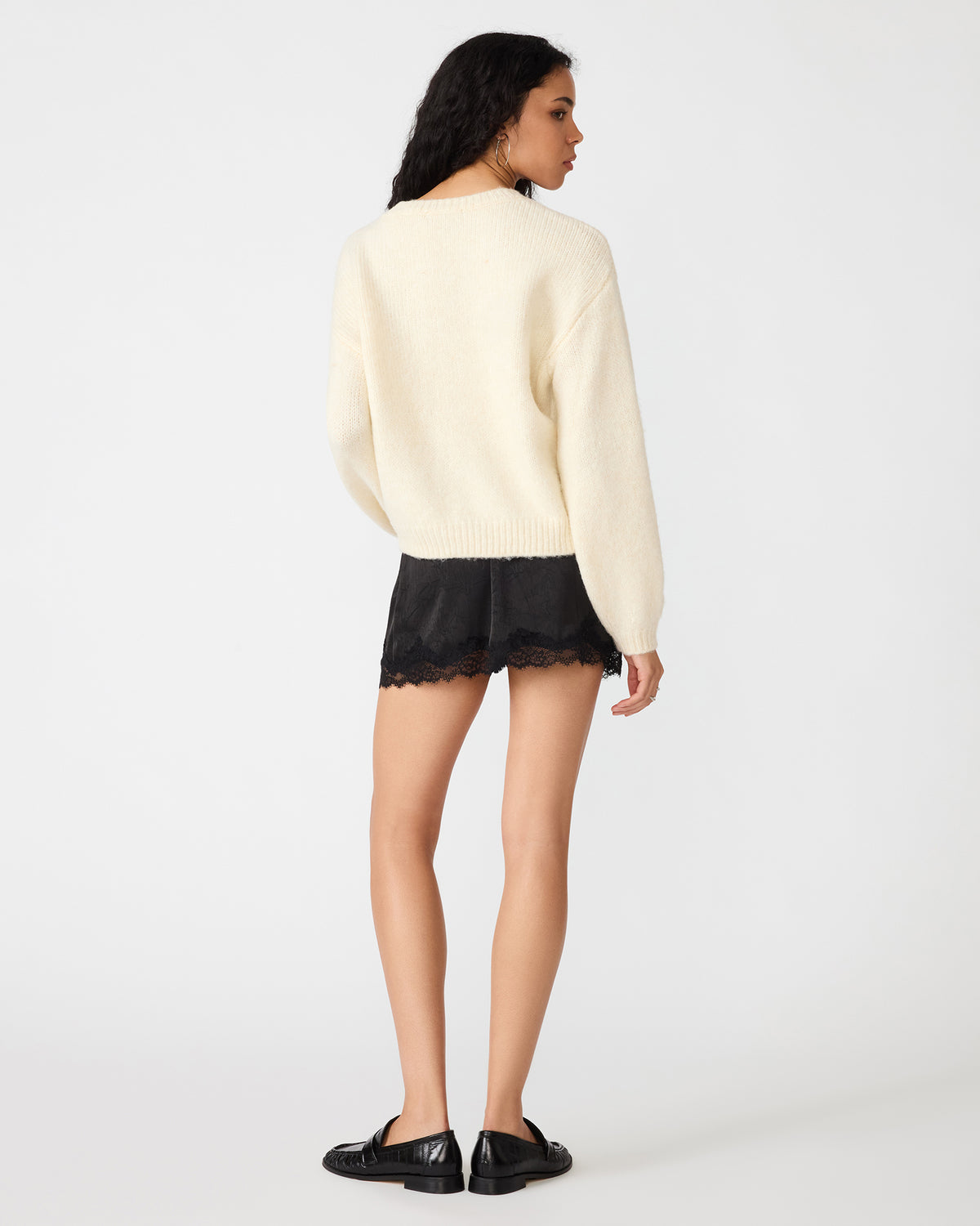 CARMEN SWEATER CREAM - Clothing - Steve Madden Canada - view 5