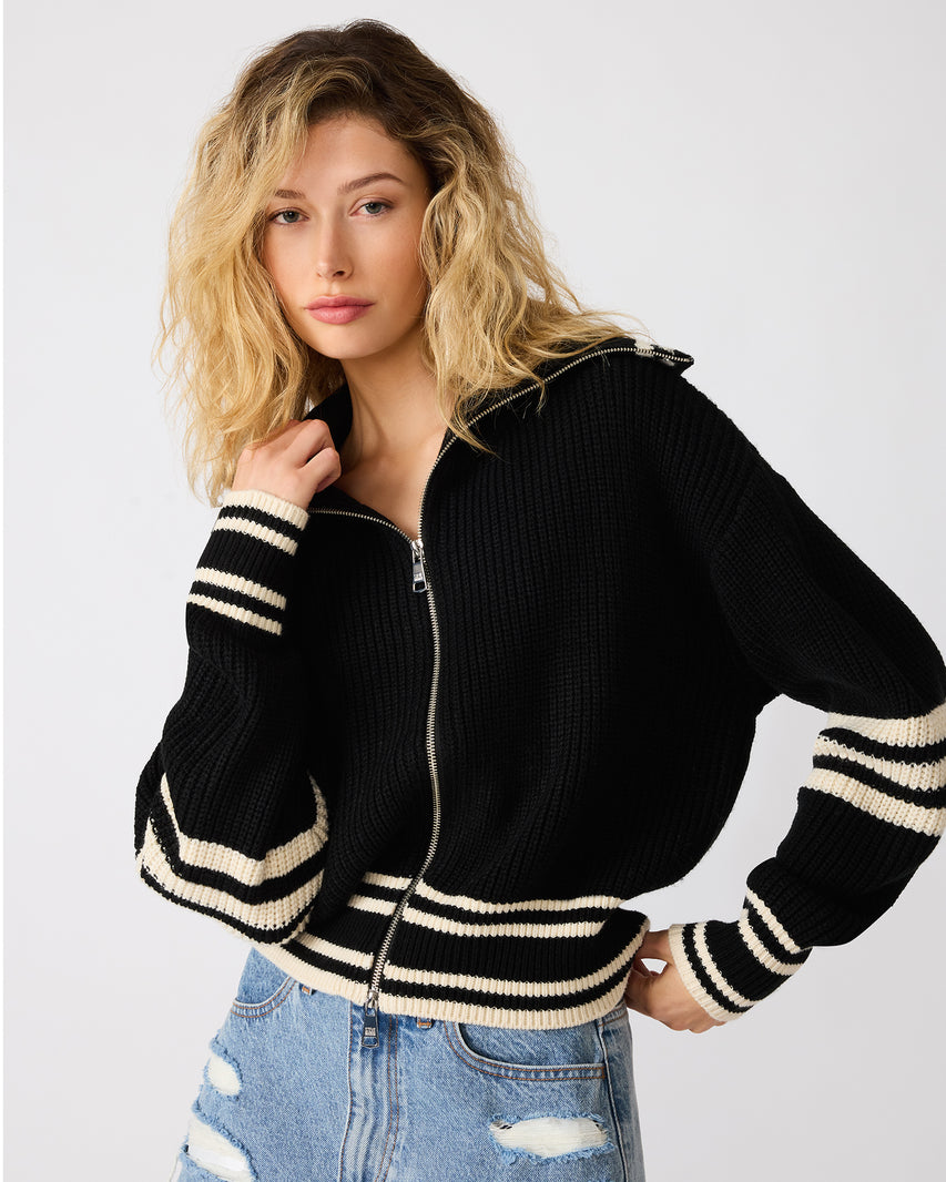 DARA SWEATER BLACK - Clothing - Steve Madden Canada - view 2