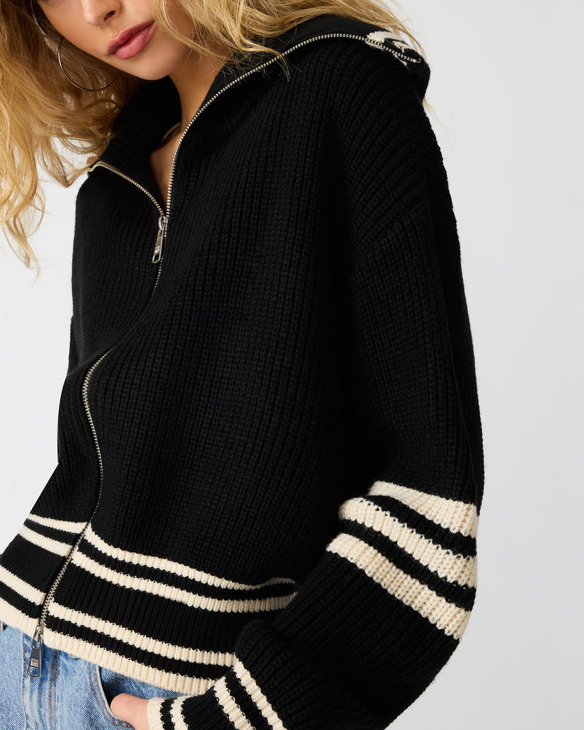 DARA SWEATER BLACK - Clothing - Steve Madden Canada - view 4