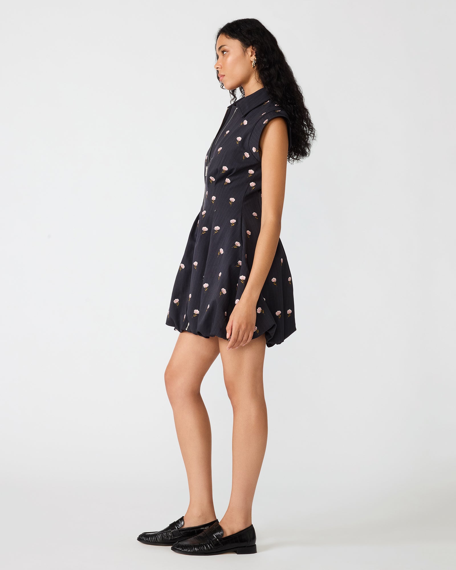 DYANNE DRESS NAVY MULTI - Clothing - Steve Madden Canada - view 3