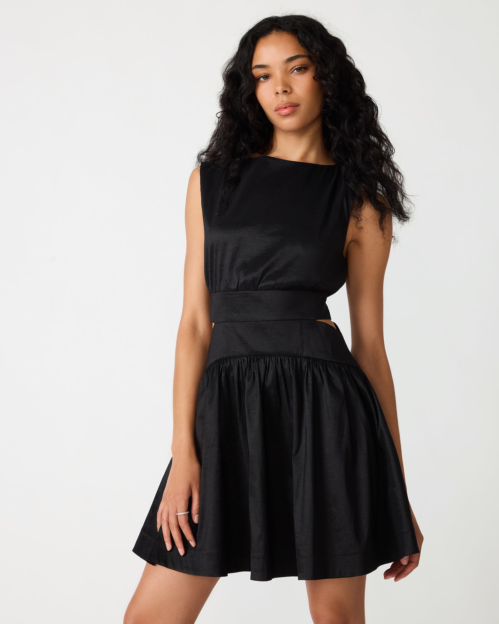 KEALY DRESS BLACK - Clothing - Steve Madden Canada - view 4