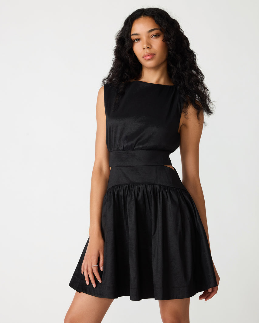 KEALY DRESS BLACK - Clothing - Steve Madden Canada - view 4