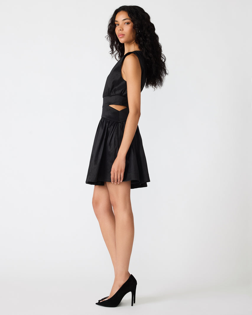 KEALY DRESS BLACK - Clothing - Steve Madden Canada - view 3