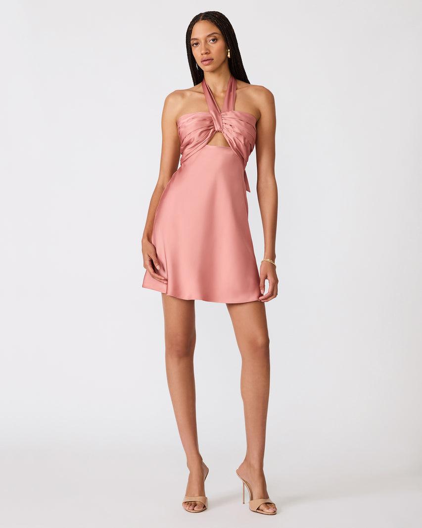 EVIANA DRESS ROSE - Clothing - Steve Madden Canada