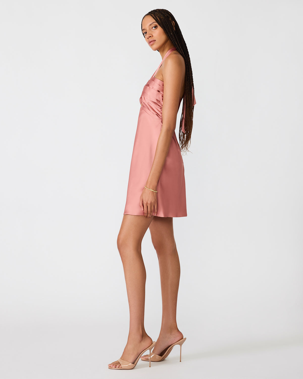 EVIANA DRESS ROSE - Clothing - Steve Madden Canada - view 3