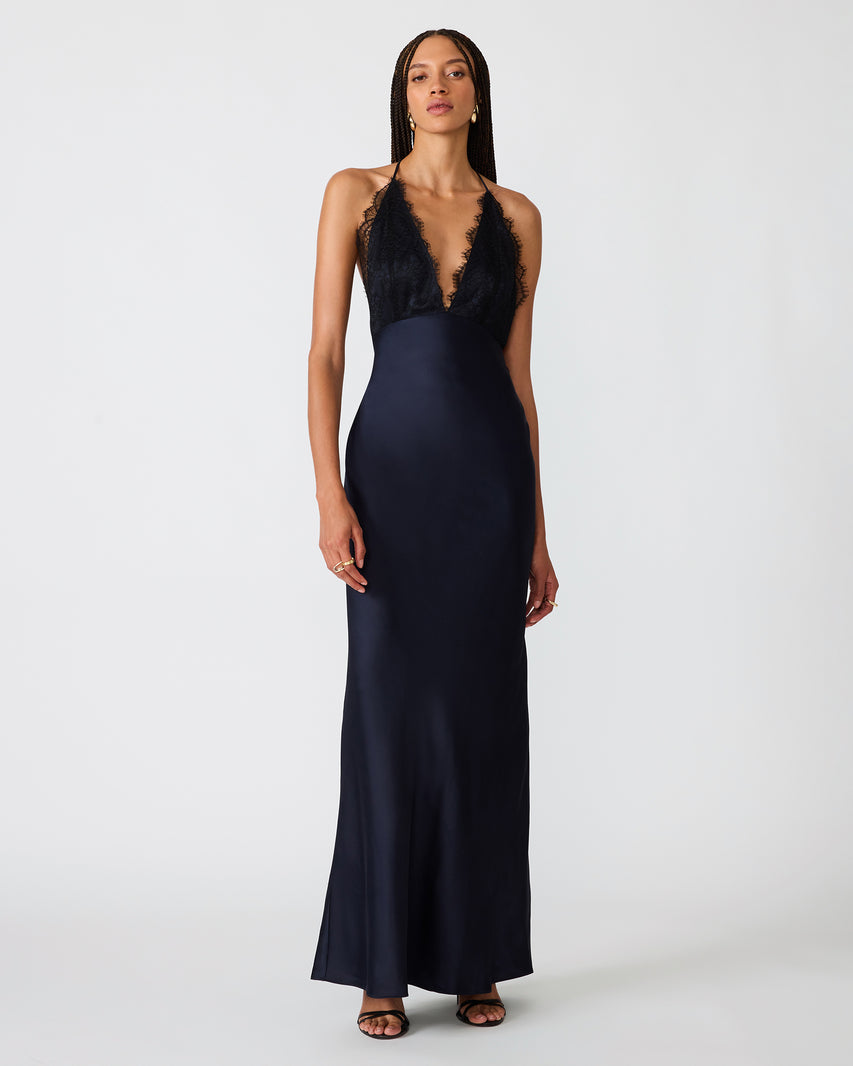 PHIA DRESS MIDNIGHT - Clothing - Steve Madden Canada