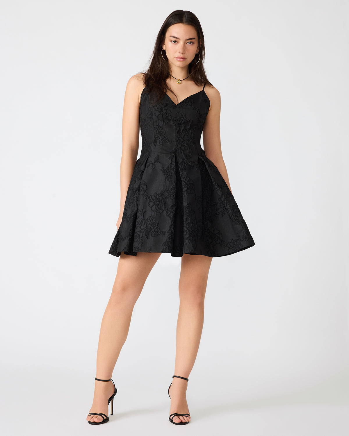 AYLANI DRESS BLACK - Clothing - Steve Madden Canada
