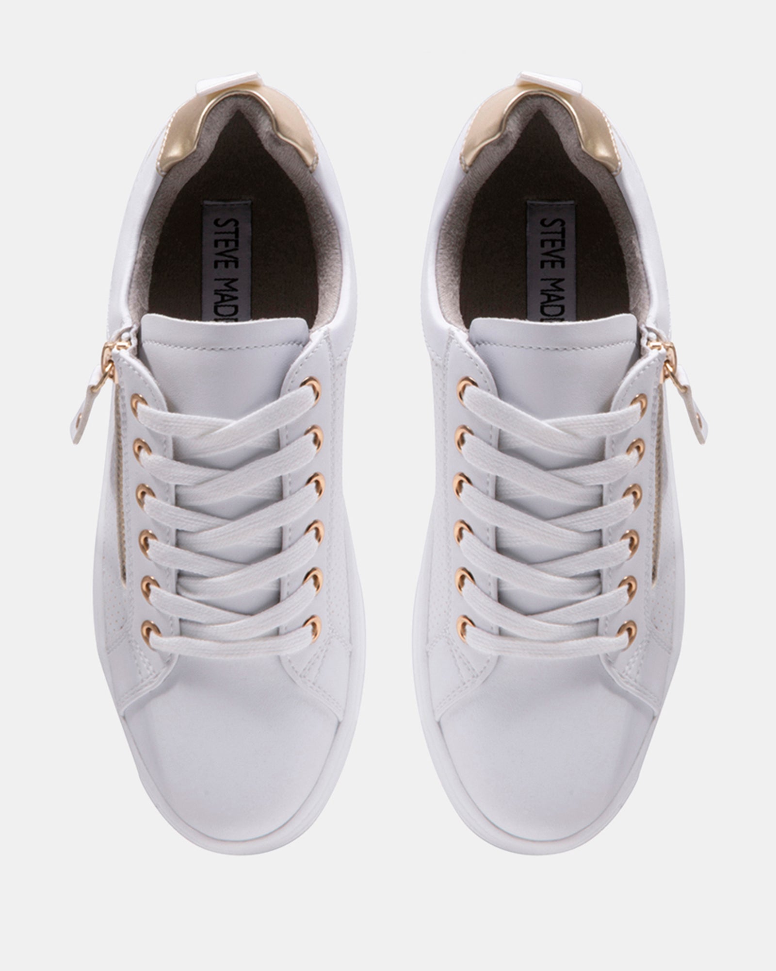 BROOKEE Rose Gold Multi Platform Sneakers Women's Designer