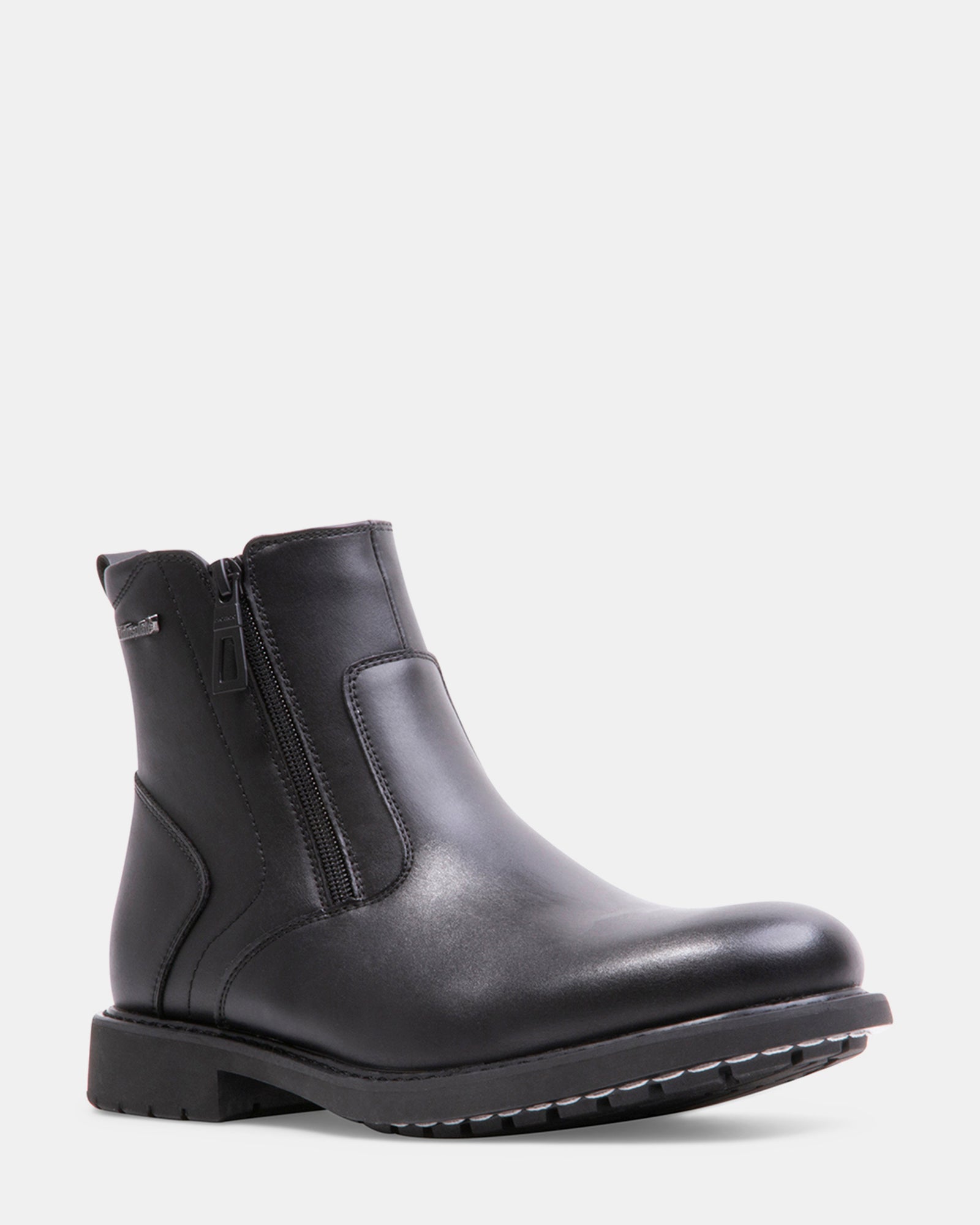 DEVIN BLACK LEATHER - Men's Shoes - Steve Madden Canada