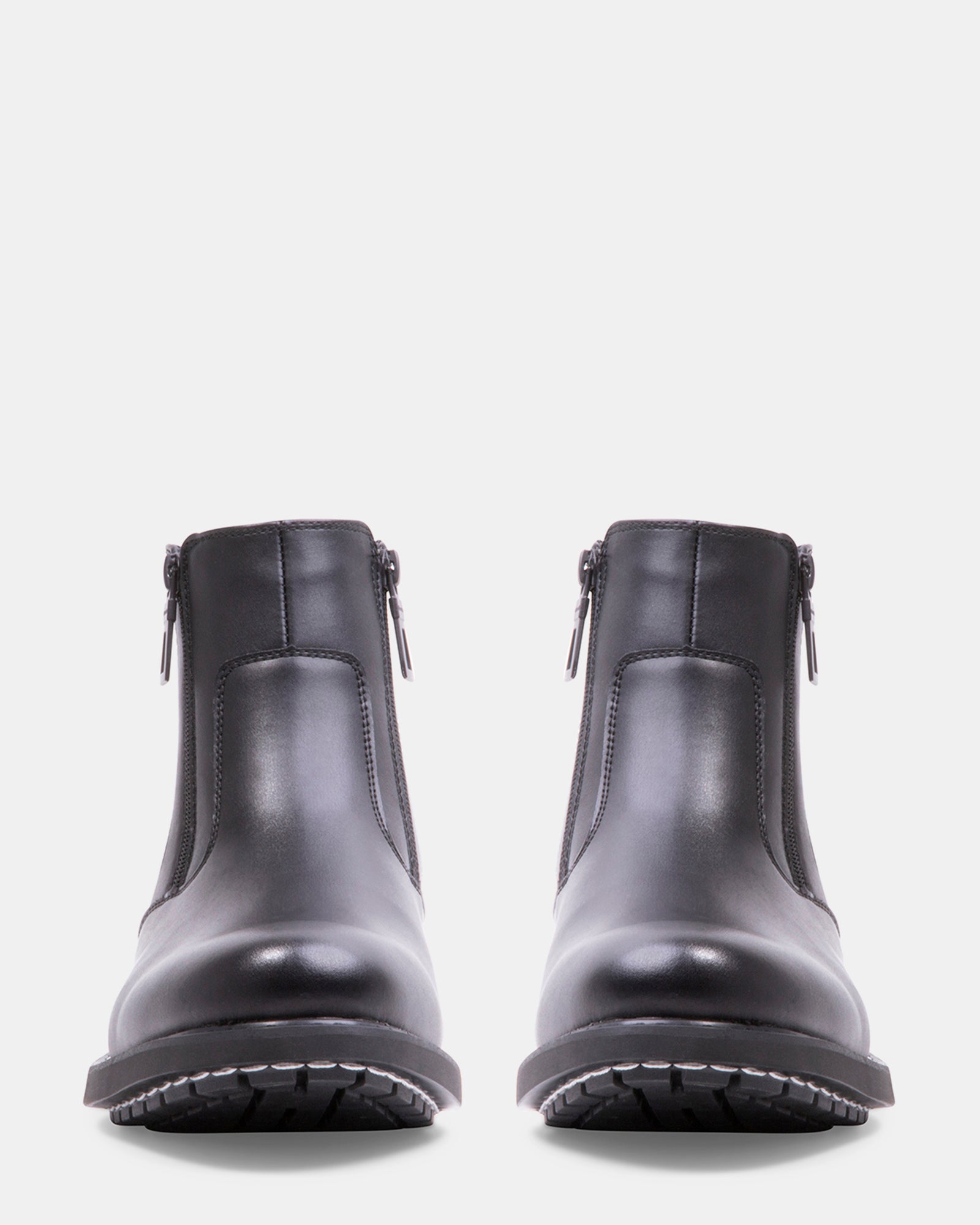 DEVIN BLACK LEATHER - Men's Shoes - Steve Madden Canada