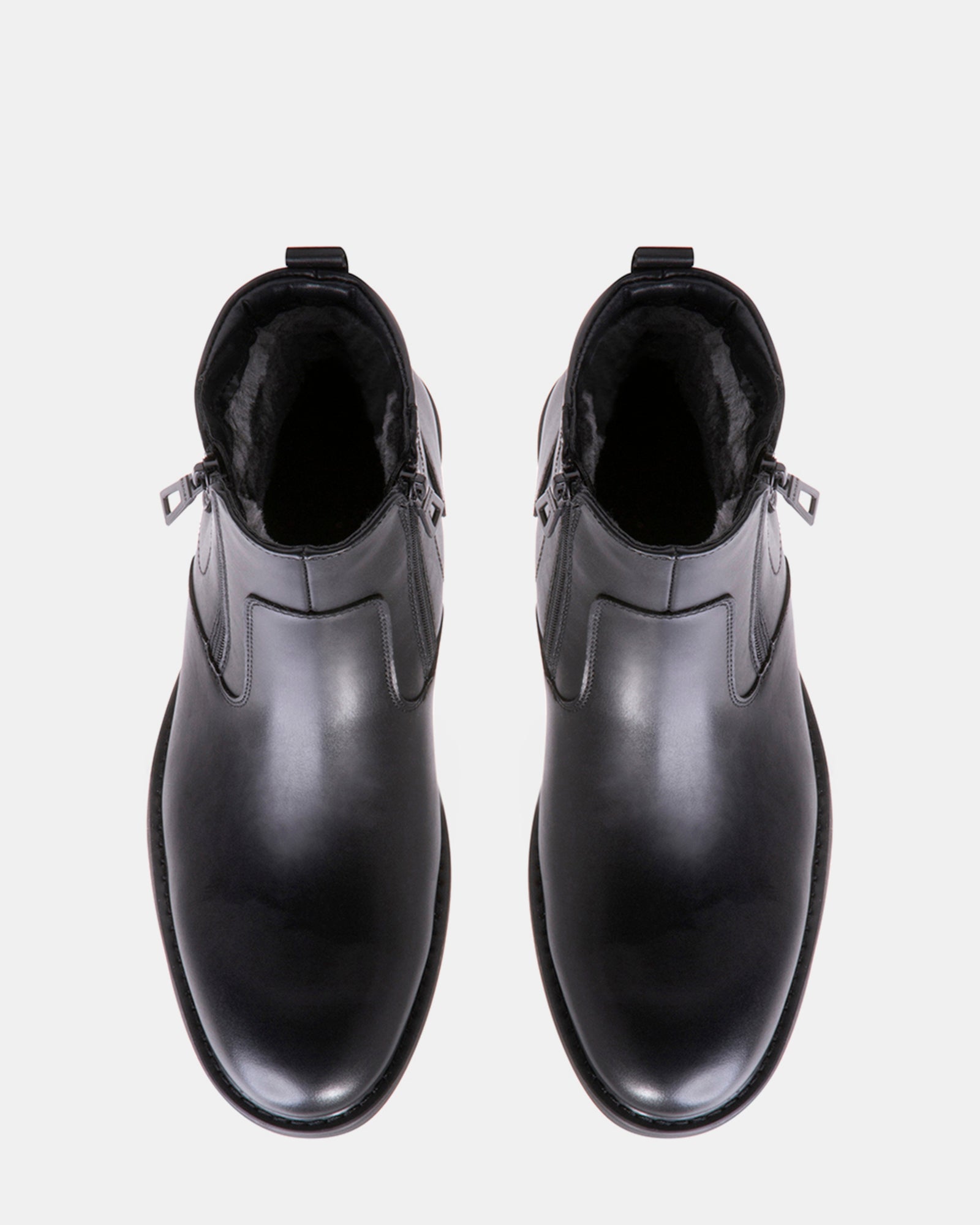 DEVIN BLACK LEATHER - Men's Shoes - Steve Madden Canada