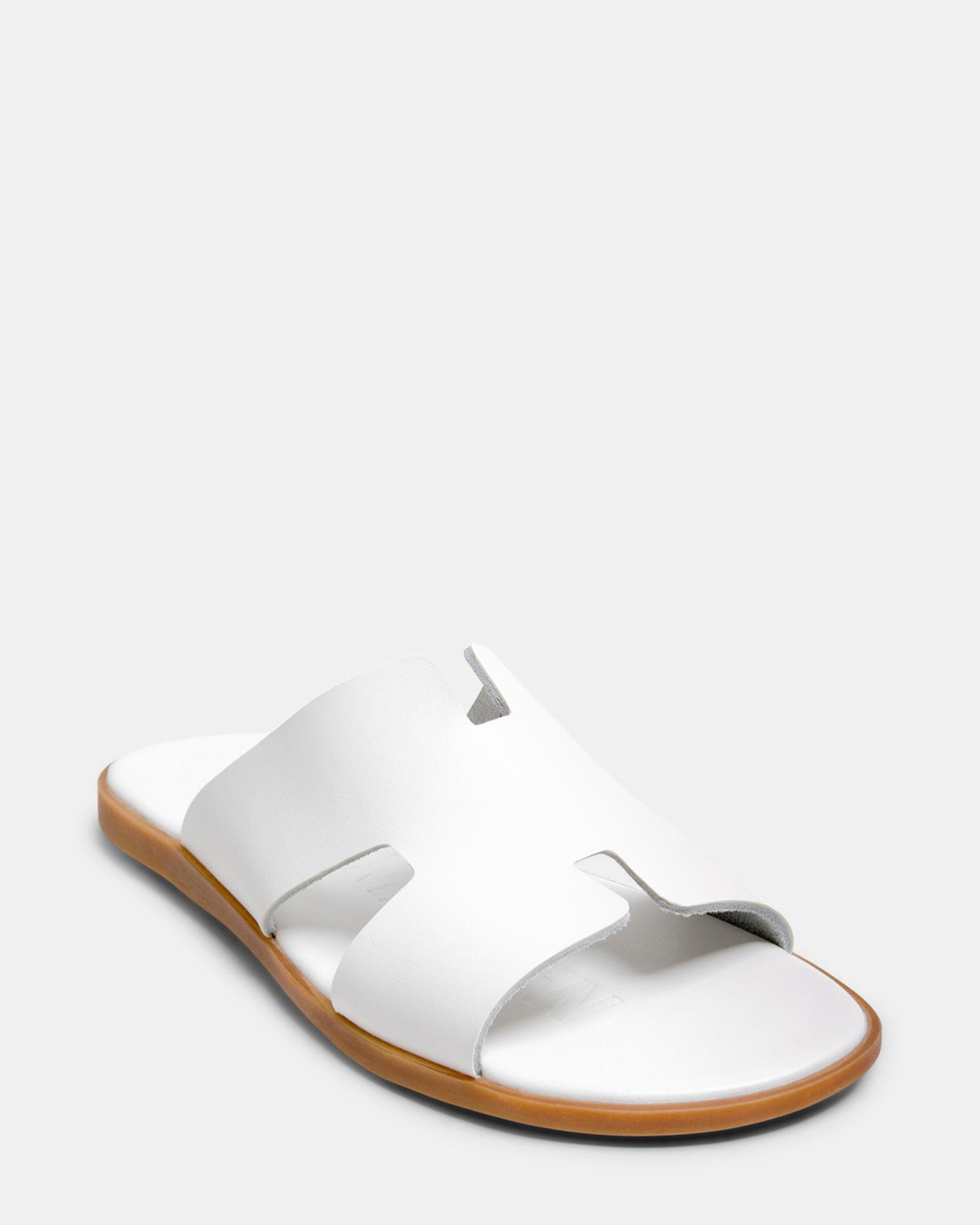 SYDNEY White Men's Sandals Men's Designer Sandals – Steve Madden