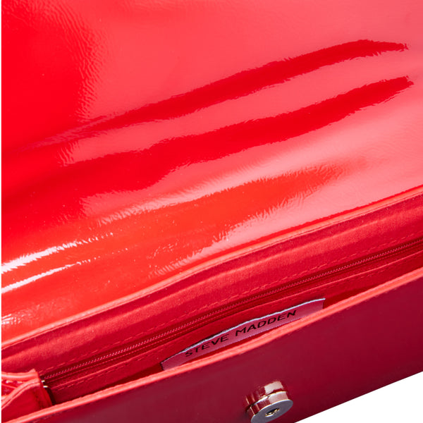 BWORLDLY RED PATENT - Handbags - Steve Madden Canada