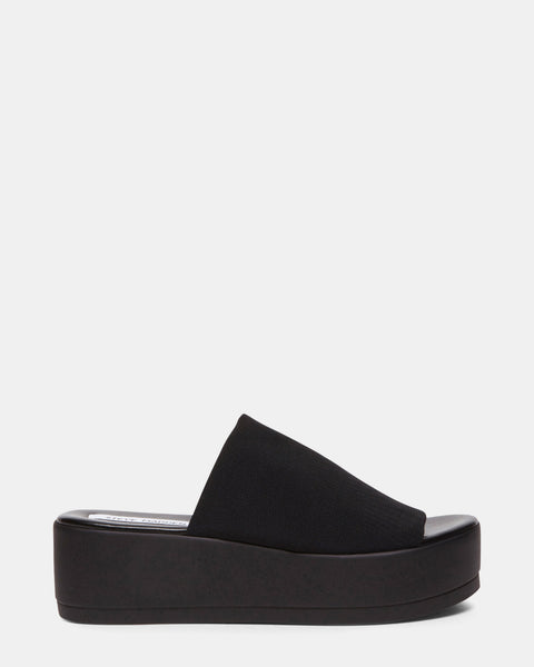 Slide Sandals Steve Madden Slinky 30 Black SLINKY Black Platform