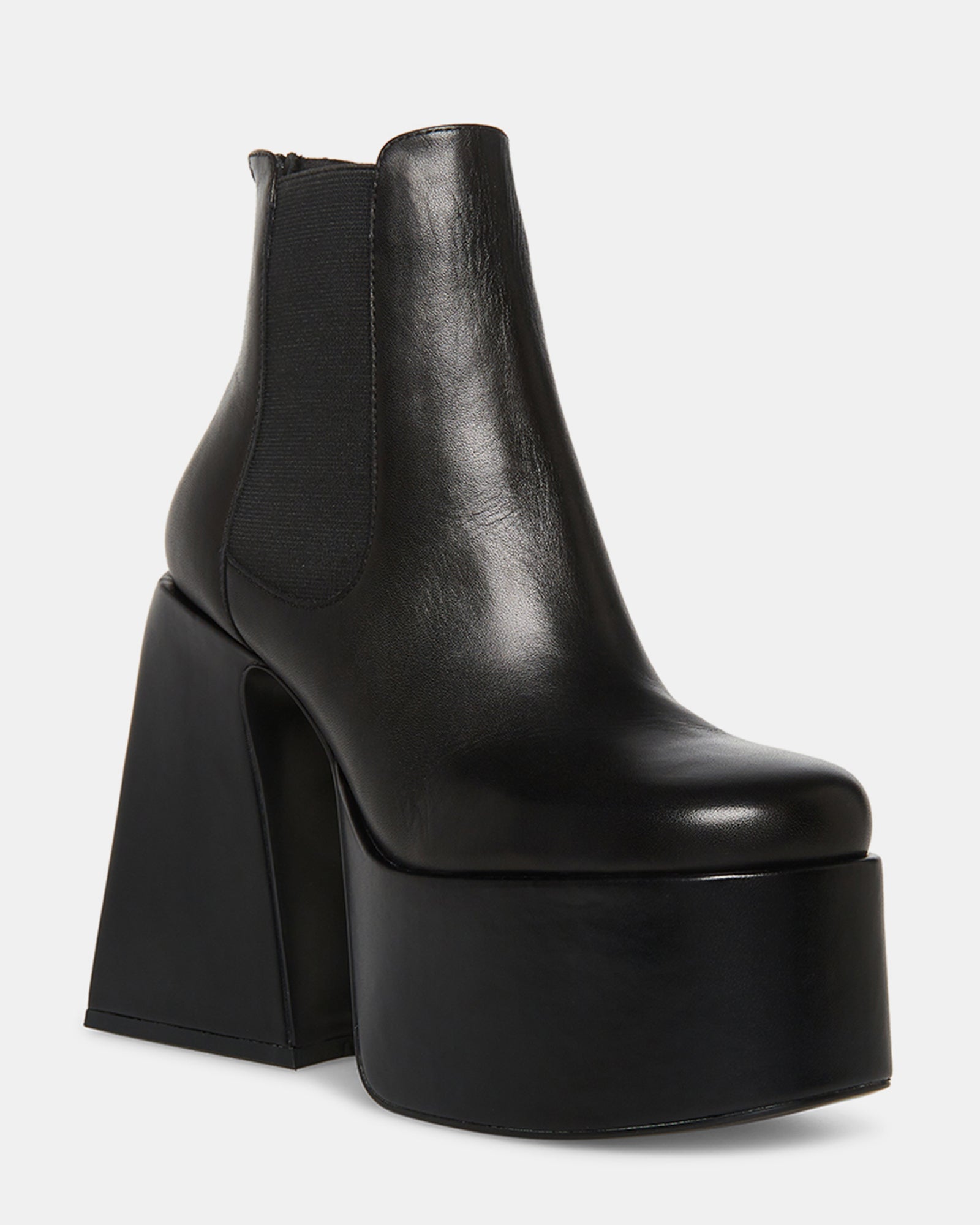 HUSTLE BLACK LEATHER - Women's Shoes - Steve Madden Canada