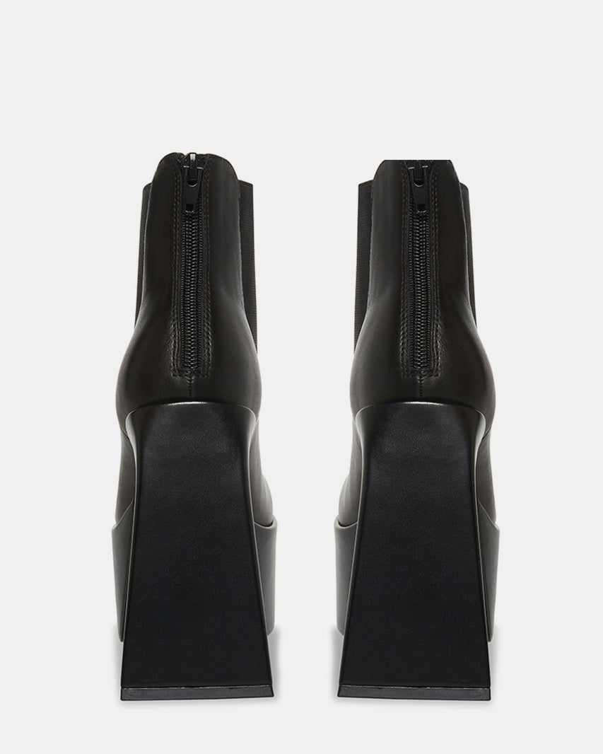 HUSTLE BLACK LEATHER - Women's Shoes - Steve Madden Canada