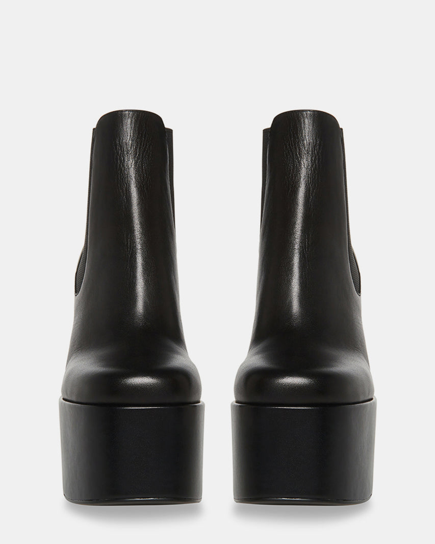 HUSTLE BLACK LEATHER - Women's Shoes - Steve Madden Canada