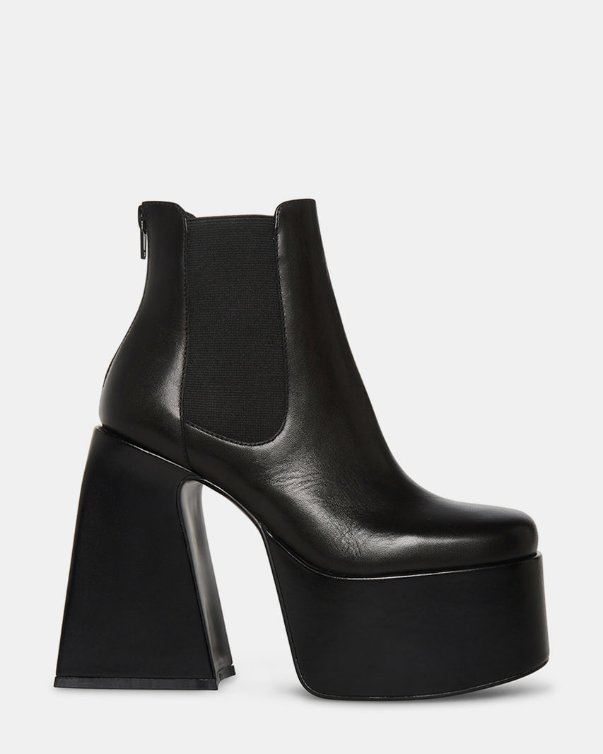 HUSTLE BLACK LEATHER - Women's Shoes - Steve Madden Canada