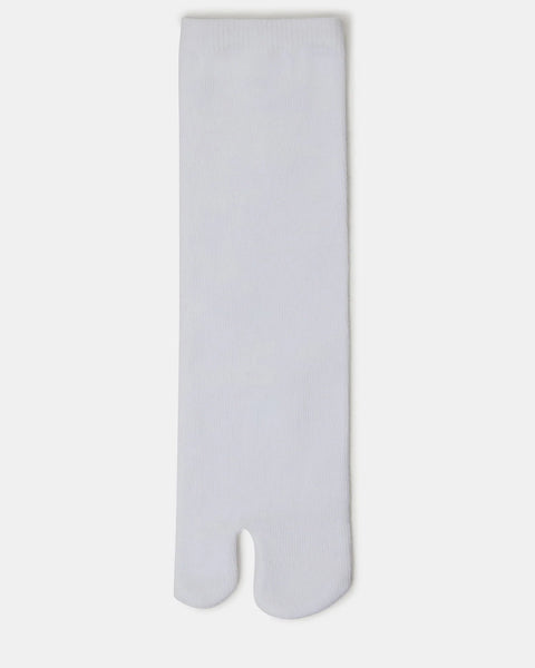 L-CALI White Split-Toe Tabi Socks | Women's Designer Accessories