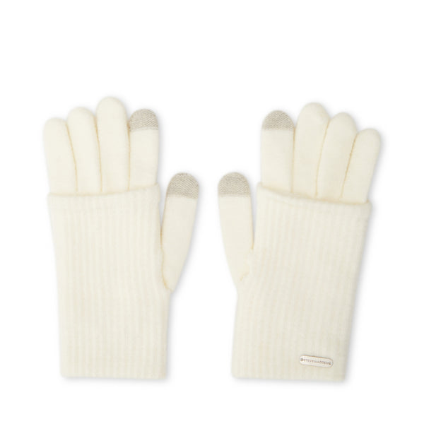 TOUCHSCREEN RIBBED GLOVES NATURAL - Accessories - Steve Madden Canada