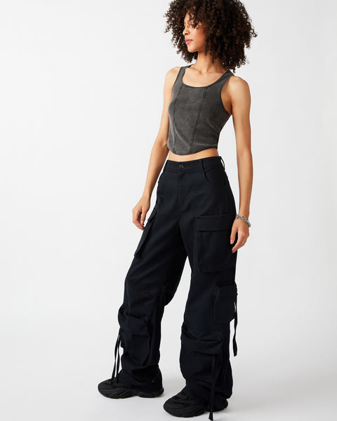 DUO PANT BLACK - Clothing - Steve Madden Canada
