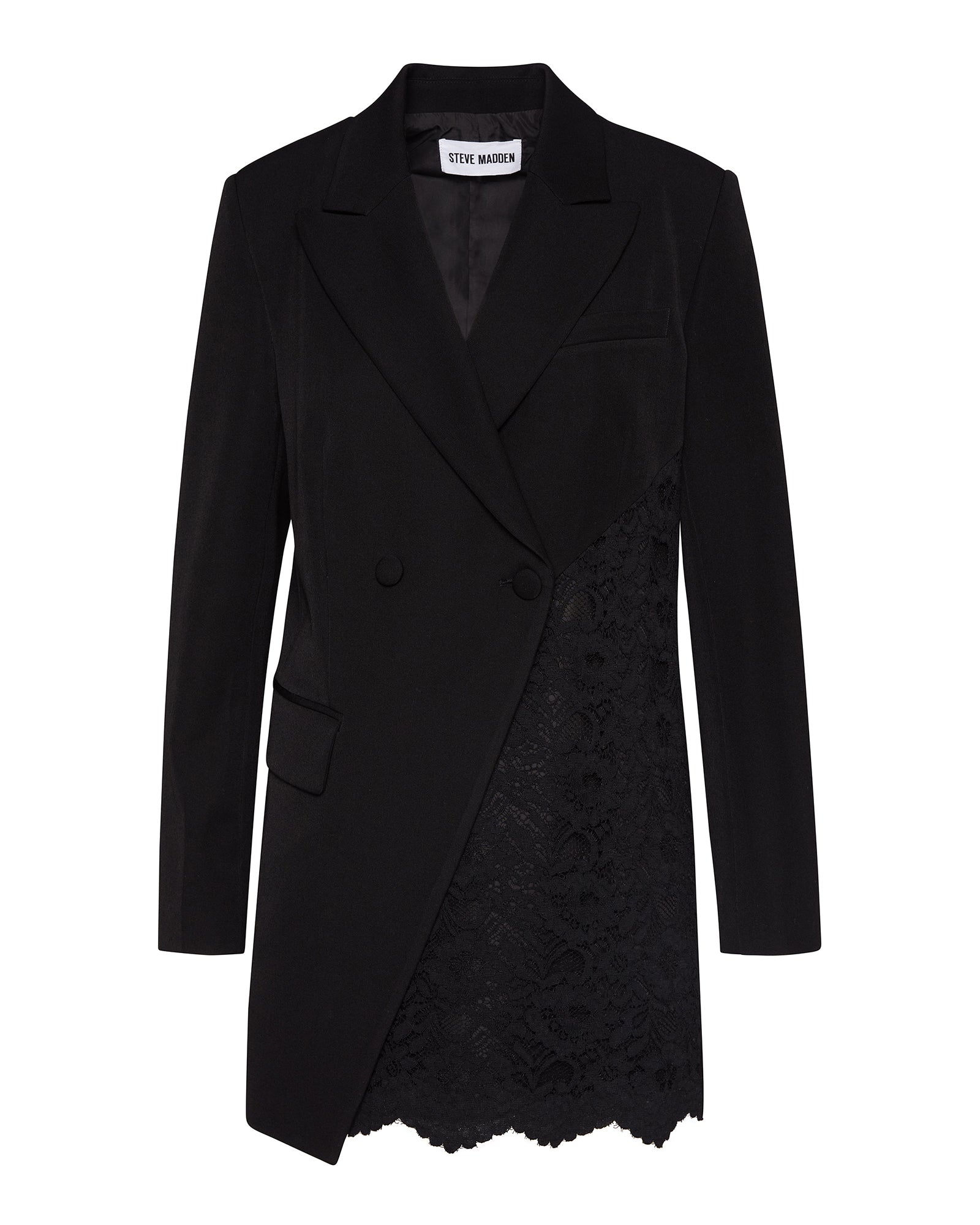 steve madden asymmetrical blazer dress CORRINE Black Blazer Dress