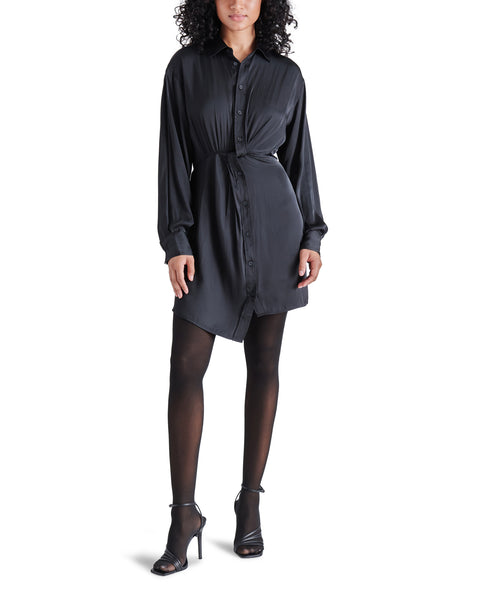 BARCELONA DRESS BLACK - Clothing - Steve Madden Canada