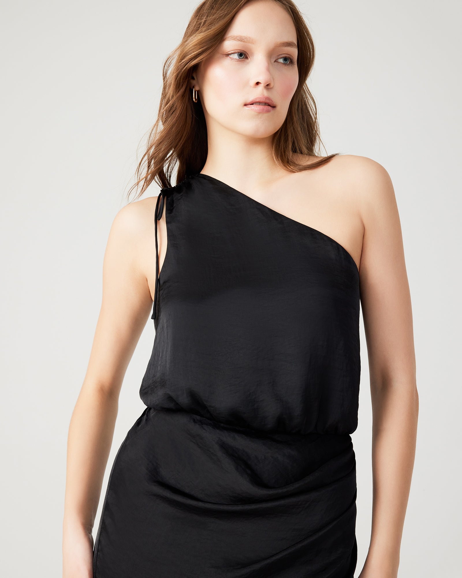 steve madden one shoulder dress Steve Madden Angel One Shoulder Mini Dress