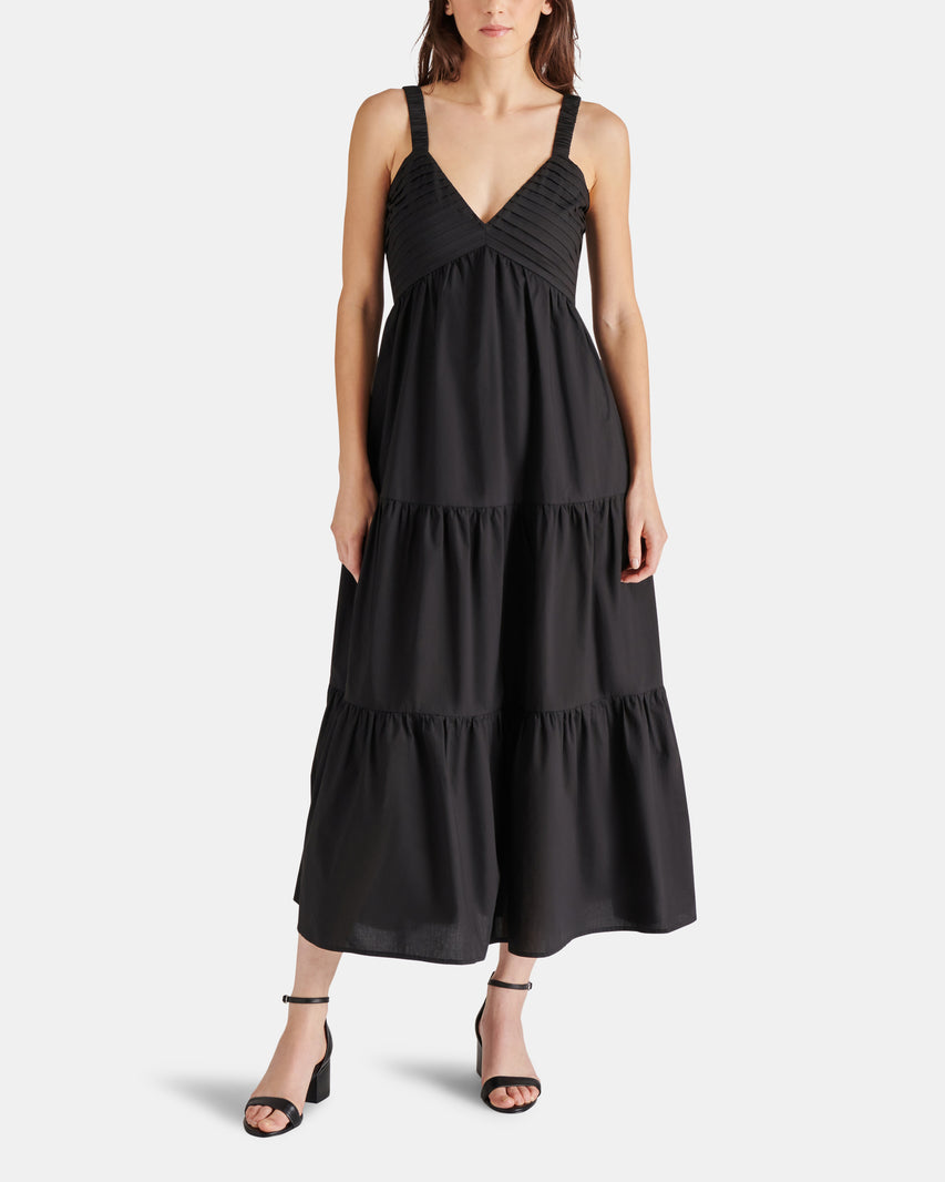 ELIORA DRESS BLACK - Clothing - Steve Madden Canada
