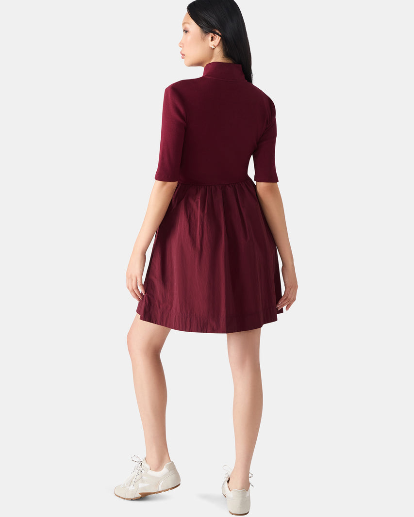BERLINA DRESS WINE - Clothing - Steve Madden Canada