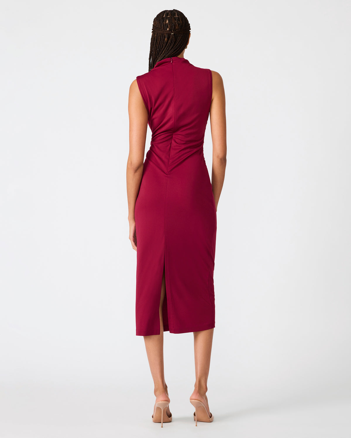 MO DRESS BEET RED - - Steve Madden Canada - view 5