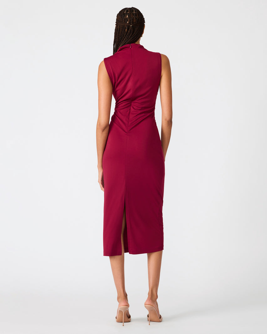 MO DRESS BEET RED - - Steve Madden Canada - view 5