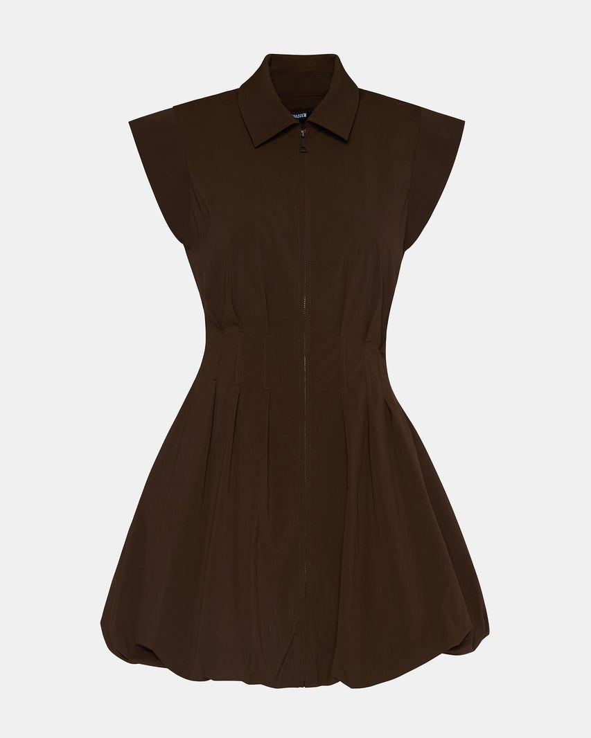 DYANNE DRESS BROWN - Clothing - Steve Madden Canada