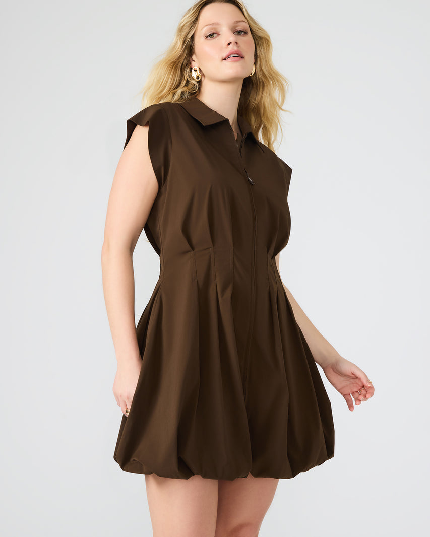 DYANNE DRESS BROWN - Clothing - Steve Madden Canada
