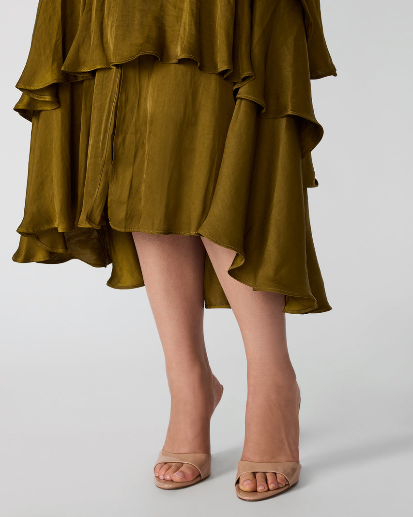 BAILEN DRESS GREEN - view 4