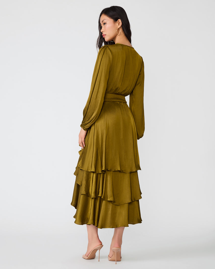 BAILEN DRESS GREEN - view 3