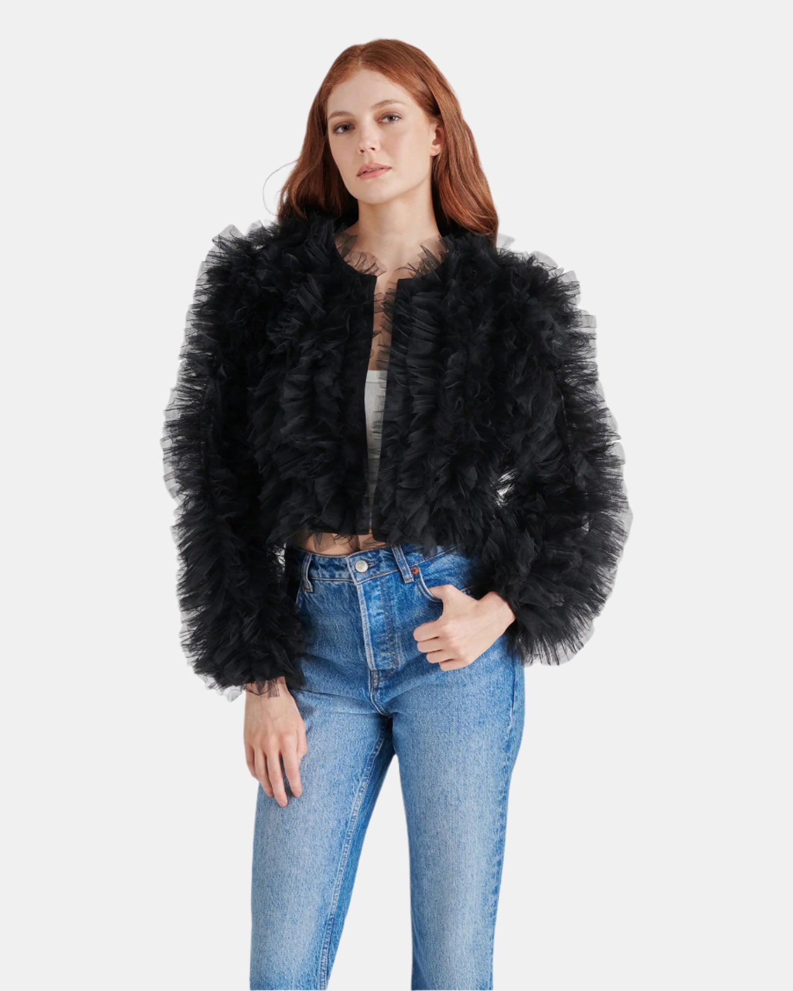 ODILE JACKET BLACK - Clothing - Steve Madden Canada