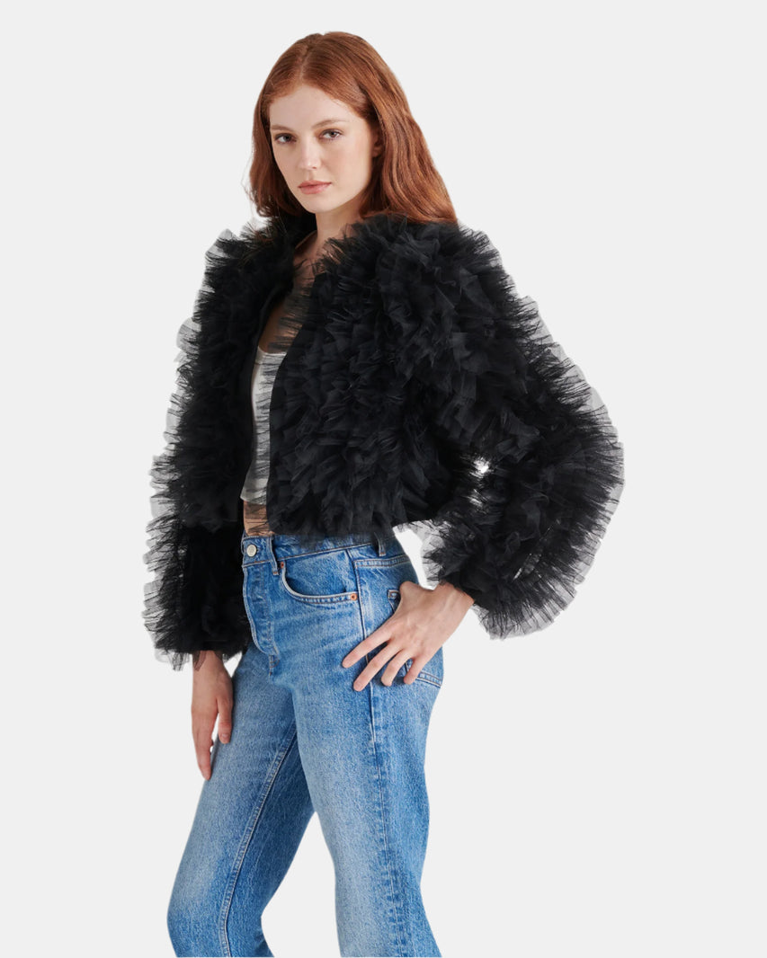 ODILE JACKET BLACK - Clothing - Steve Madden Canada