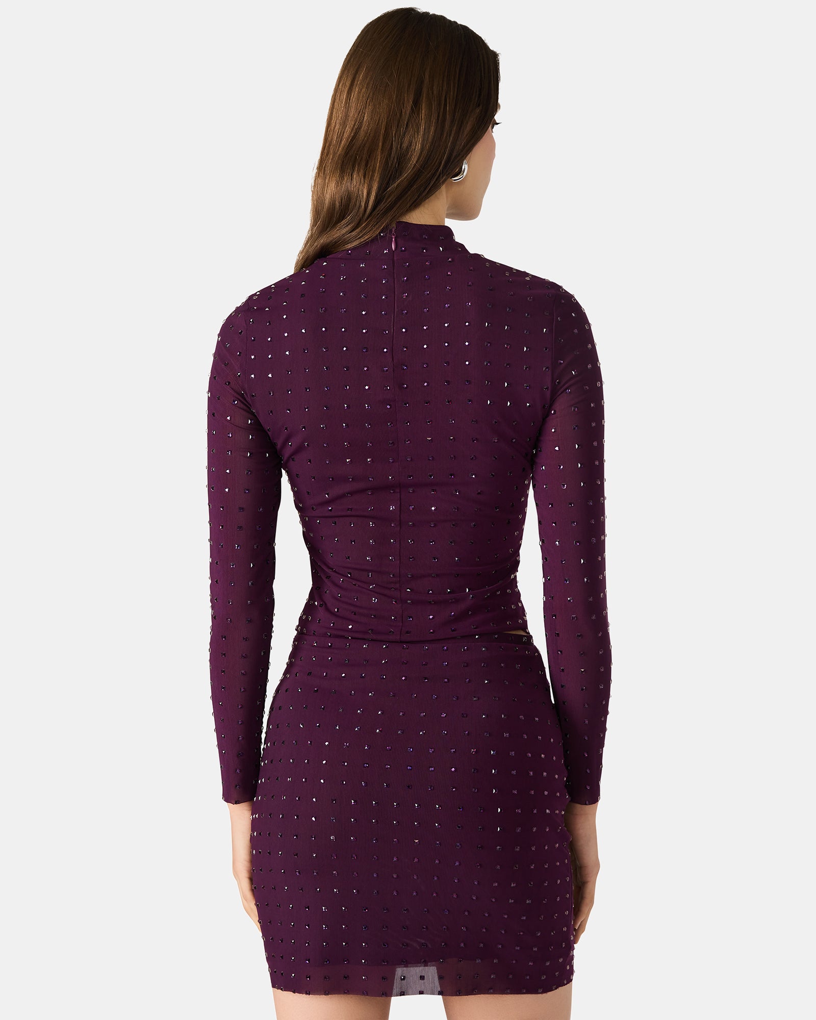 MELVINA TOP PURPLE - Clothing - Steve Madden Canada - view 5