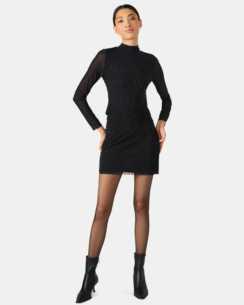 MELVINA TOP BLACK - Clothing - Steve Madden Canada - view 3